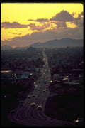 480078 Sunset Over Sunnyslope, Phoenix Suburb, Arizona, USA A4 Photo Print
