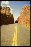 480088 US 89 Deep Cut, Echo Cliffs, Painted Desert, Arizona, USA A4 Photo Print