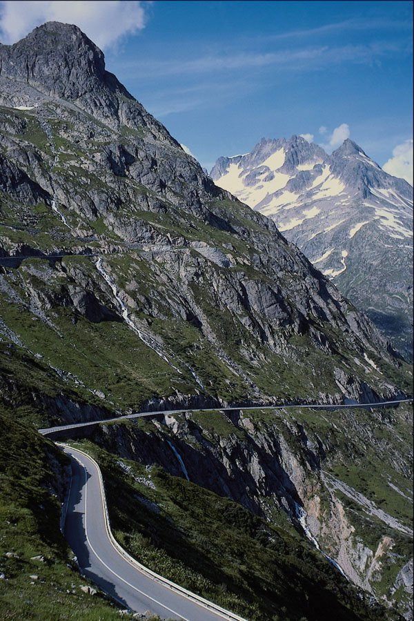 480098 Mountain View, Susten Pass, Switzerland A4 Photo Print