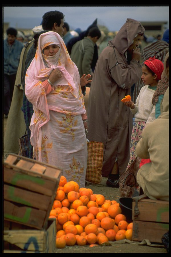 481004 At The Market In Zagora, Morocco A4 Photo Print
