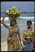 481017 Fruit Vendor, Colva Beach, Goa, India A4 Photo Print