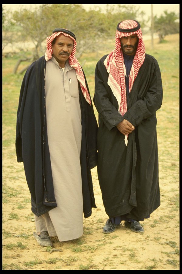 481027 Two Bedouin Men, Jordan A4 Photo Print