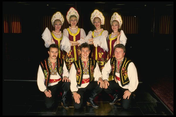 481038 Russian Dancers Aboard Cruise Ship A4 Photo Print