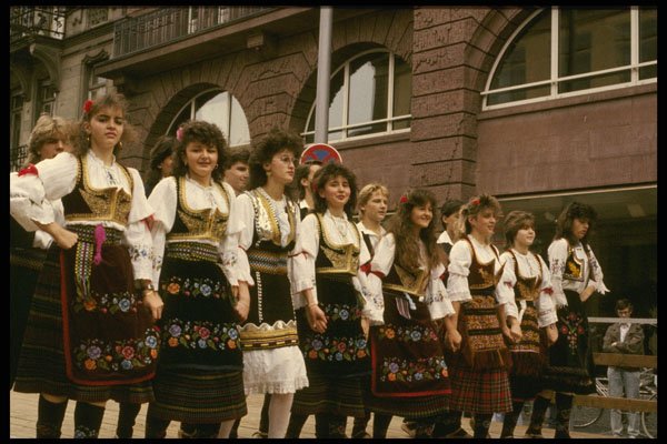 481040 Yugoslavian Folk Singers A4 Photo Print
