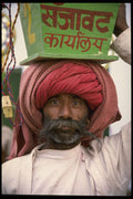 481042 Light Bearers At An Indian Wedding, Rajasthan, India A4 Photo Print