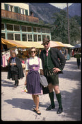 481048 Local Costumes, Altaussee, Austria A4 Photo Print