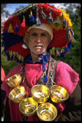 481059 Marrakesh Water Seller, Morocco A4 Photo Print