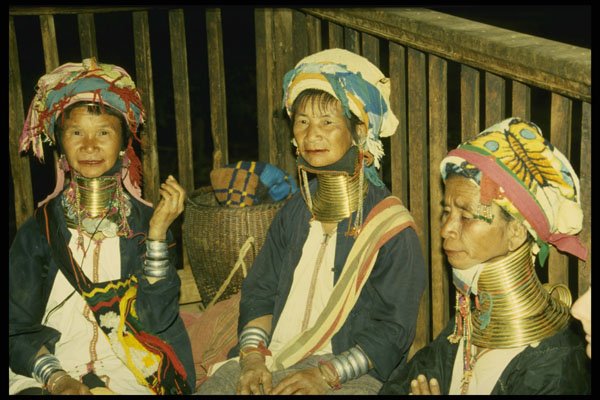 481068 Padaung Giraffe Women, Burma A4 Photo Print