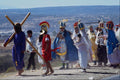 481089 Young Pilgrims Going To Festival, Mexico A4 Photo Print