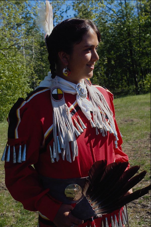 481091 Native Ceremonial Dancers, Odawa Powwow, Canada A4 Photo Print