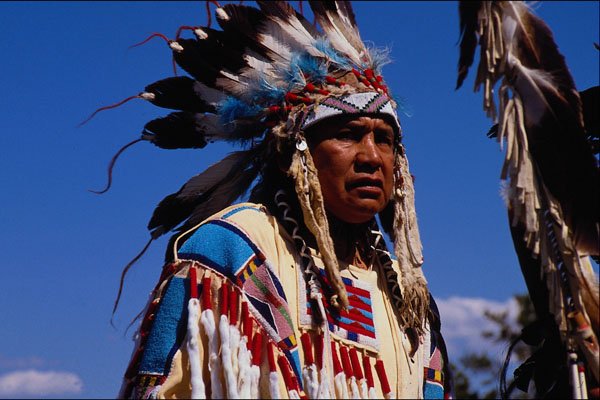 481099 American Native Indian, Oregon A4 Photo Print