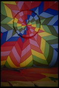 483001 Rainbow Star A4 Photo Print