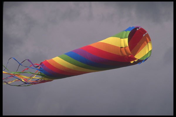 483005 Huge and colorful windsock A4 Photo Print