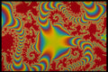 483022 Colored Swirls A4 Photo Print