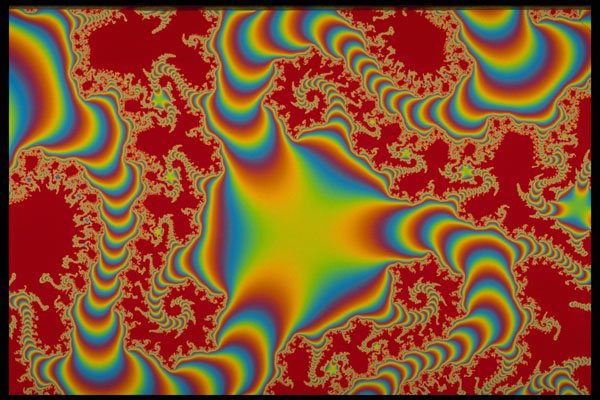 483022 Colored Swirls A4 Photo Print