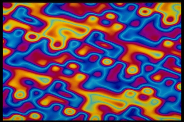 483028 Hectic Glowing Circuits A4 Photo Print