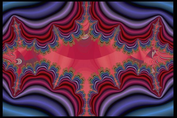 483038 Open Folds Fractal A4 Photo Print