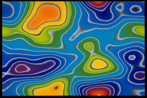 483042 Color Pools A4 Photo Print