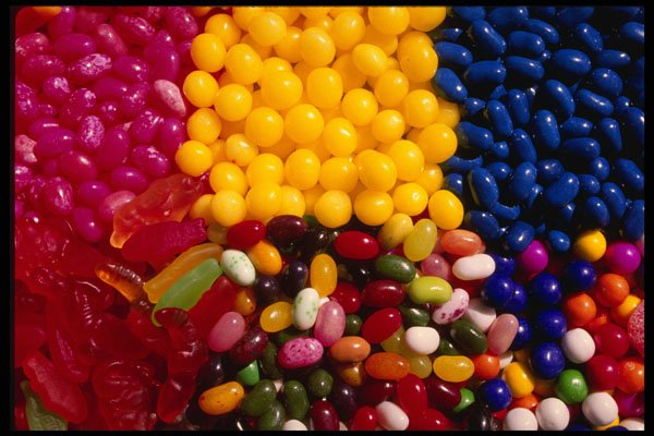 483051 Brightly colored Mixed Candy A4 Photo Print