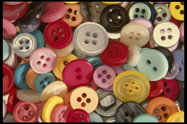 483056 Buttons A4 Photo Print