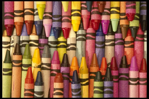 483059 Crayons A4 Photo Print