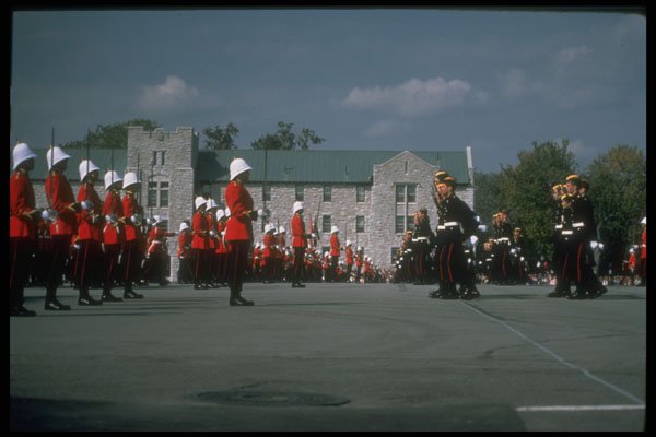 484011 Graduation Parade, RMC Kingston A4 Photo Print