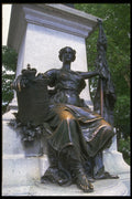 484029 Statue On Parliament Hill, Ottawa A4 Photo Print