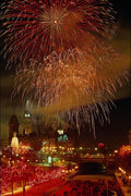 484080 Fireworks, New Year's Eve, Ottawa A4 Photo Print