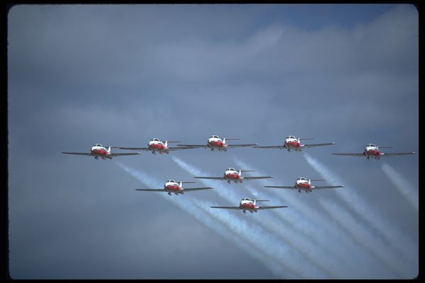 484082 Snowbirds, Trenton Airshow A4 Photo Print