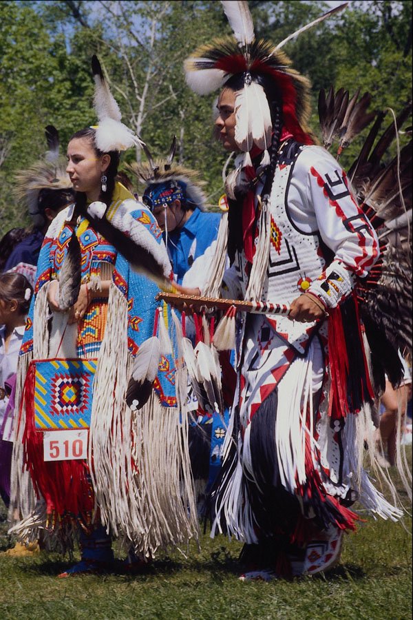484087 Native Ceremonial Dancers, Odawa Powwow, Nepean A4 Photo Print