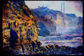 486000 Sunset Cliffs, San Diego, California, USA A4 Limited Edition Watercolour Print
