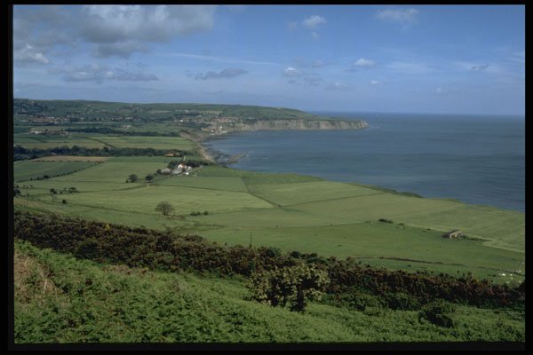 486002 View Across The Bay At Robin Hood's Bay, Great Britain A4 Photo Print