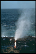 486009 Blowhole, Espanola (Hood) Island, Galapagos Islands A4 Photo Print
