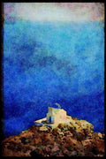 486031 Church, Kastro, Sifnos, Greece A4 Limited Edition Watercolour Print