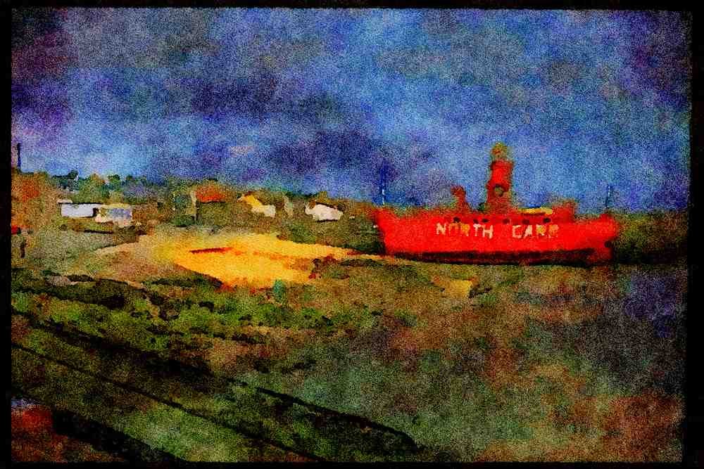 486034 Anstruther, With North Carr Light Ship, Fife, Scotland A4 Limited Edition Watercolour Print