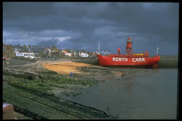 486034 Anstruther, With North Carr Light Ship, Fife, Scotland A4 Photo Print