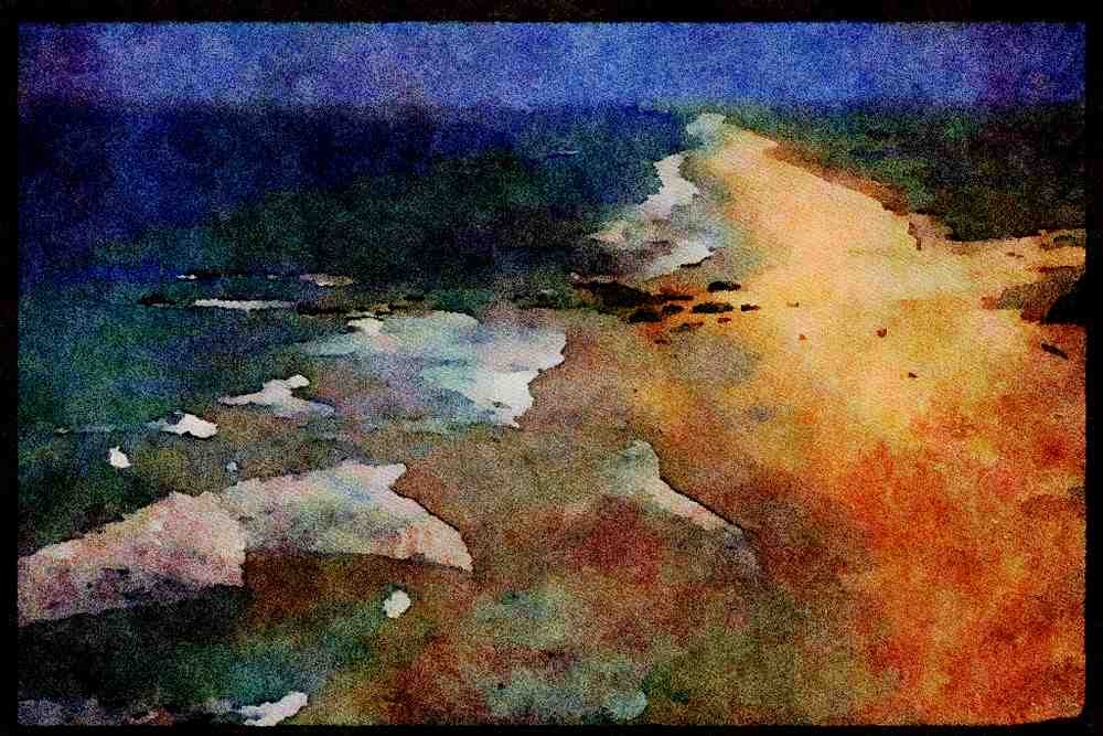 486042 Crowdy Bay National Park, Australia A4 Limited Edition Watercolour Print
