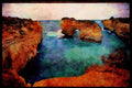 486043 The Apostles Southern Ocean Road, Victoria, Australia A4 Limited Edition Watercolour Print