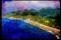486045 Avarua Township, Rarotonga, Cook Islands A4 Limited Edition Watercolour Print