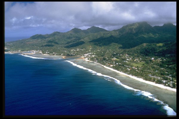 486045 Avarua Township, Rarotonga, Cook Islands A4 Photo Print