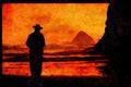 486059 Fisherman, Isla Granito, Sea Of Cortez, Baja, Mexico A4 Limited Edition Watercolour Print