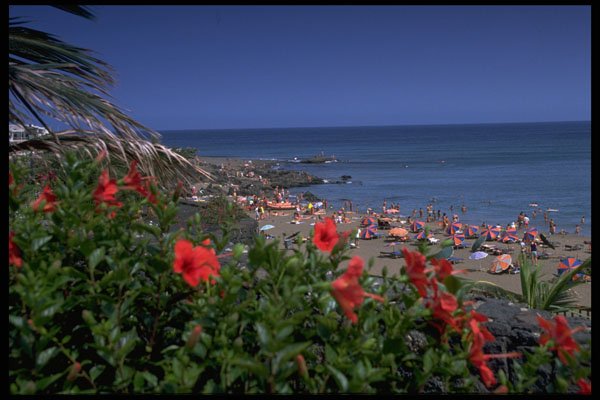 486064 Lanzarote, Puerto Del Carmen, Spain A4 Photo Print