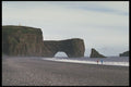 486071 Vik, The Pierced Rock On The Sea Front, Iceland A4 Photo Print