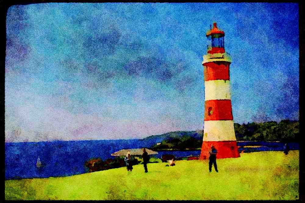 486085 The Hoe, Plymouth, Devon, England A4 Limited Edition Watercolour Print