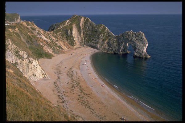 486087 Durdle Door Beach, Dorset, England A4 Photo Print