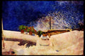 486089 Santorini (Thira), Greece A4 Limited Edition Watercolour Print