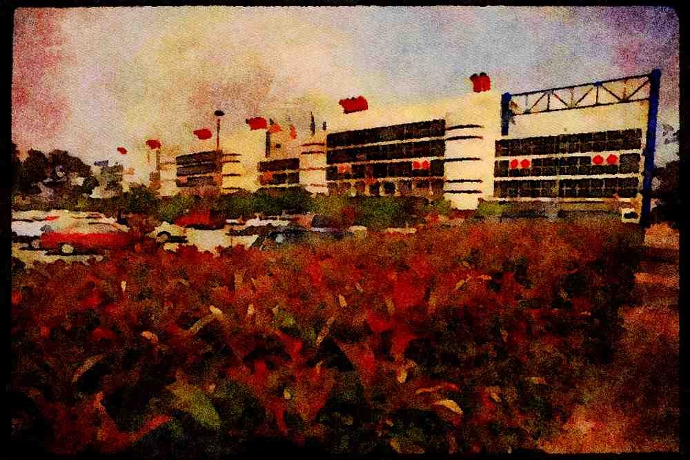 487009 George R. Brown Convention Center, Houston, Texas A4 Limited Edition Watercolour Print
