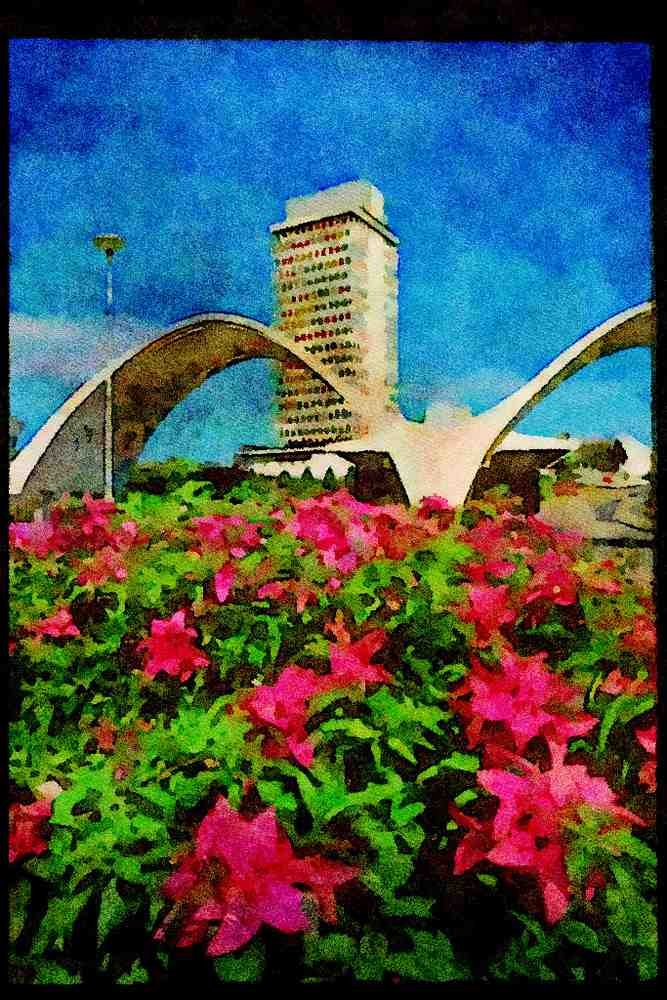 487010 Parliament Building, Kuala Lumpur, Malaysia A4 Limited Edition Watercolour Print