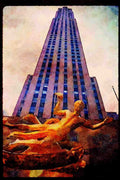 487011 Rockefeller Plaza, New York City A4 Limited Edition Watercolour Print