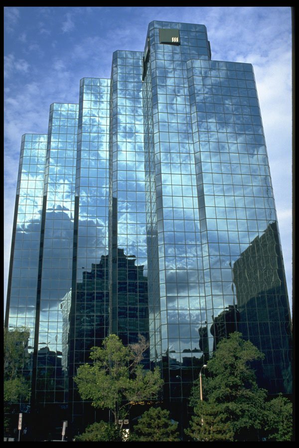 487029 Mirrored Skyscraper, Ottawa, Canada A4 Photo Print